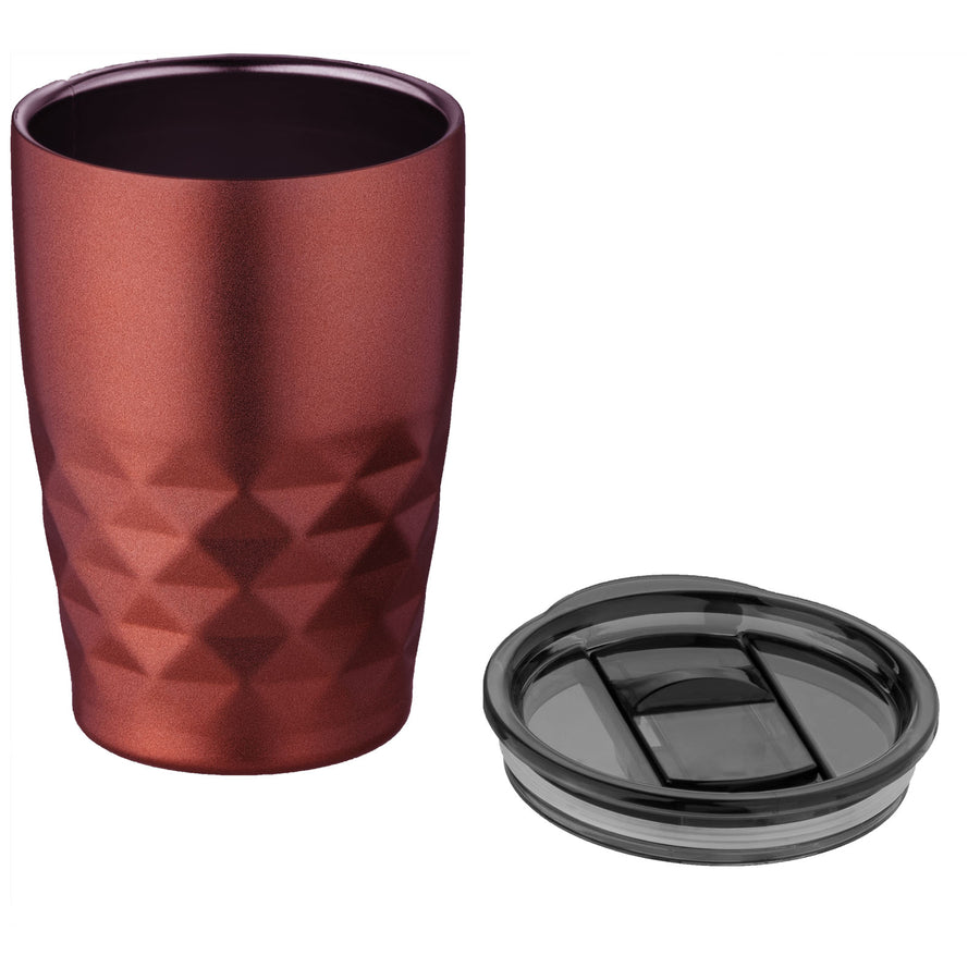 G100455 Bicchiere termico con isolamento sottovuoto Geo da 350 ml