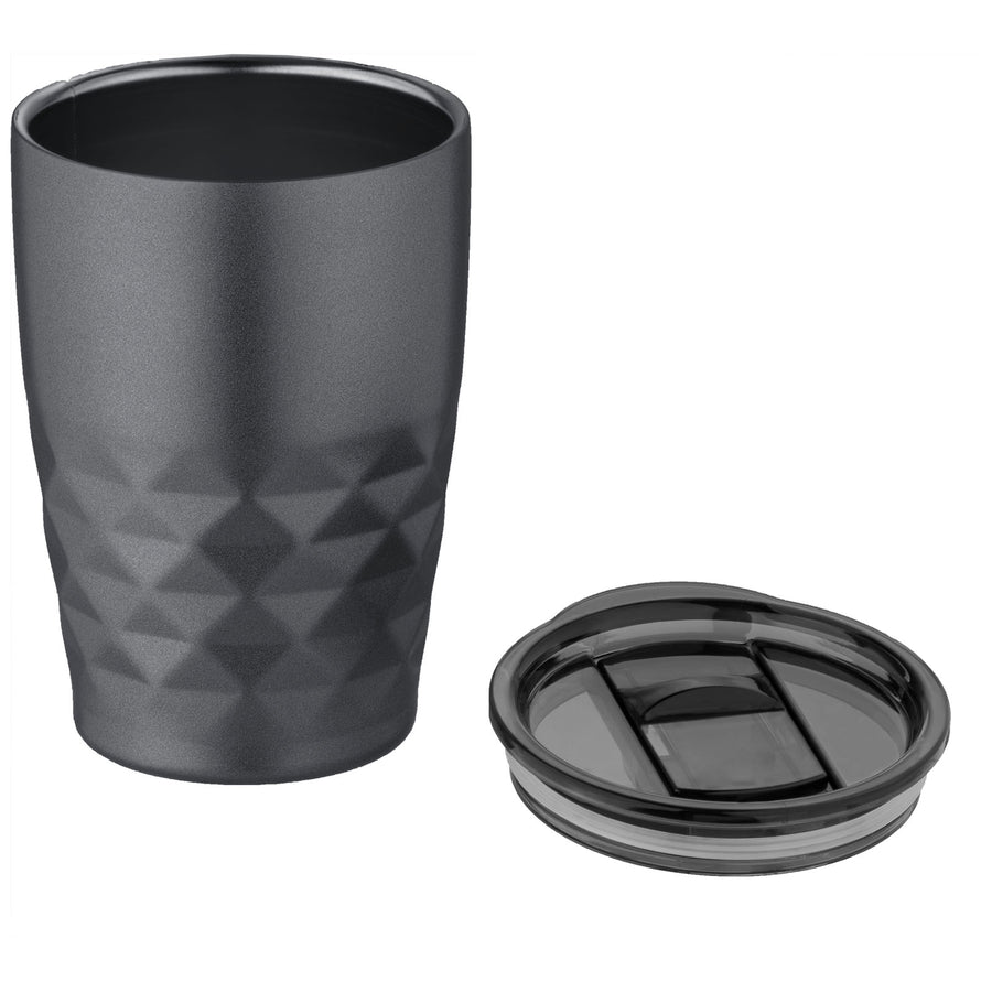 G100455 Bicchiere termico con isolamento sottovuoto Geo da 350 ml