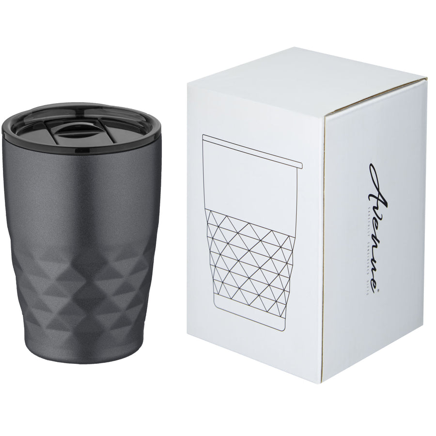 G100455 Bicchiere termico con isolamento sottovuoto Geo da 350 ml