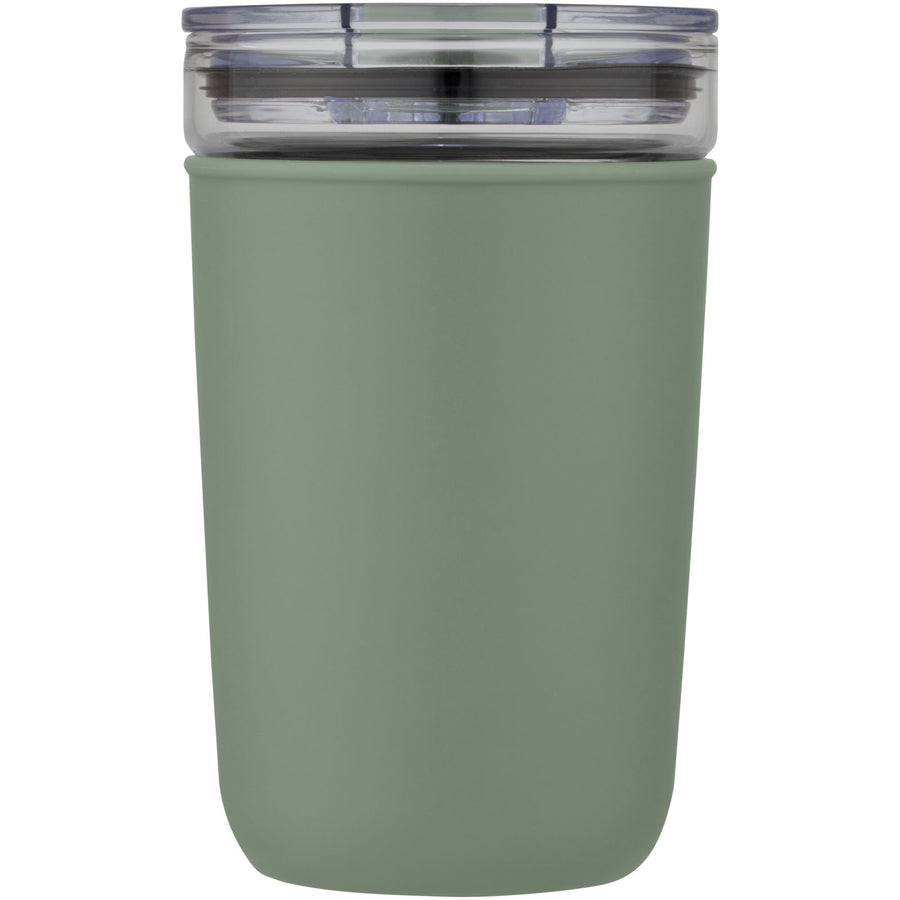 G100675 Bicchiere Bello da 420 ml in vetro con parete esterna in plastica riciclata
