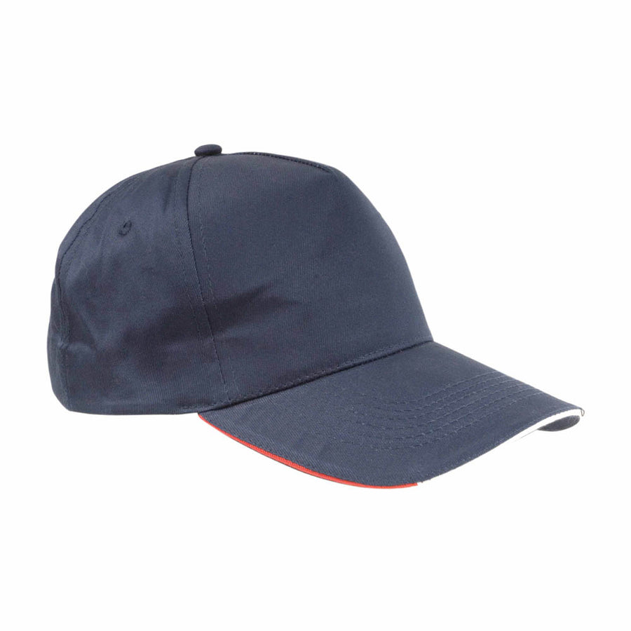 G10305 Cappellino Baseball con dettagli tricolore