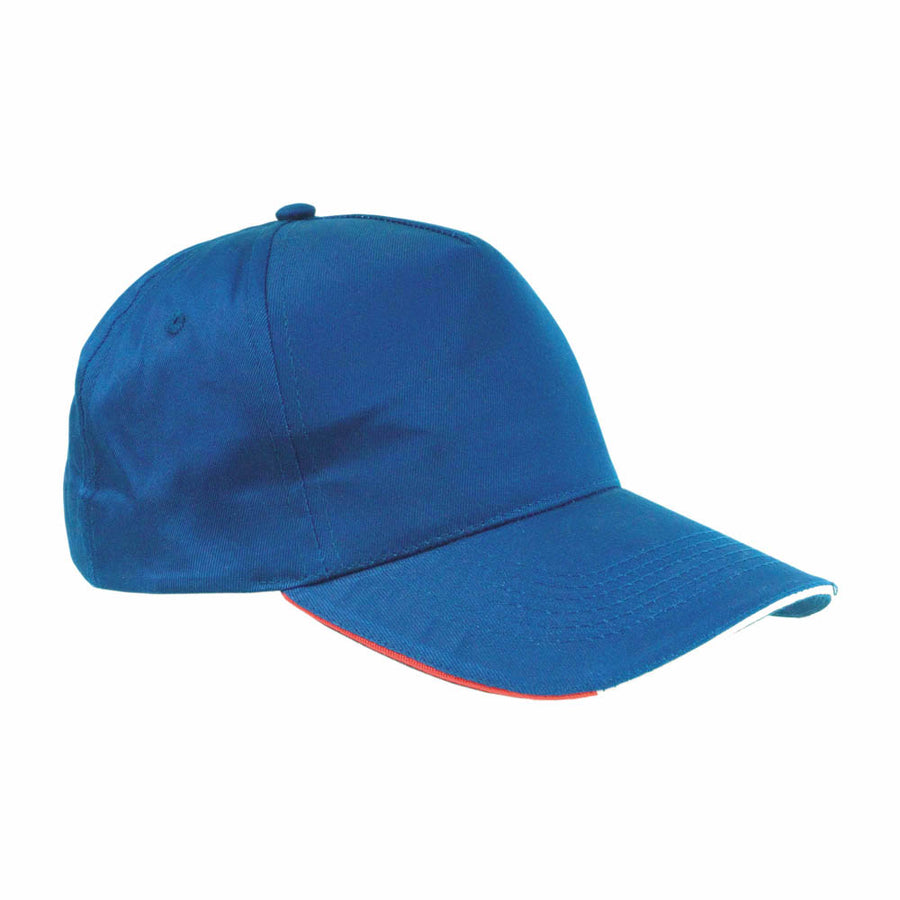 G10305 Cappellino Baseball con dettagli tricolore