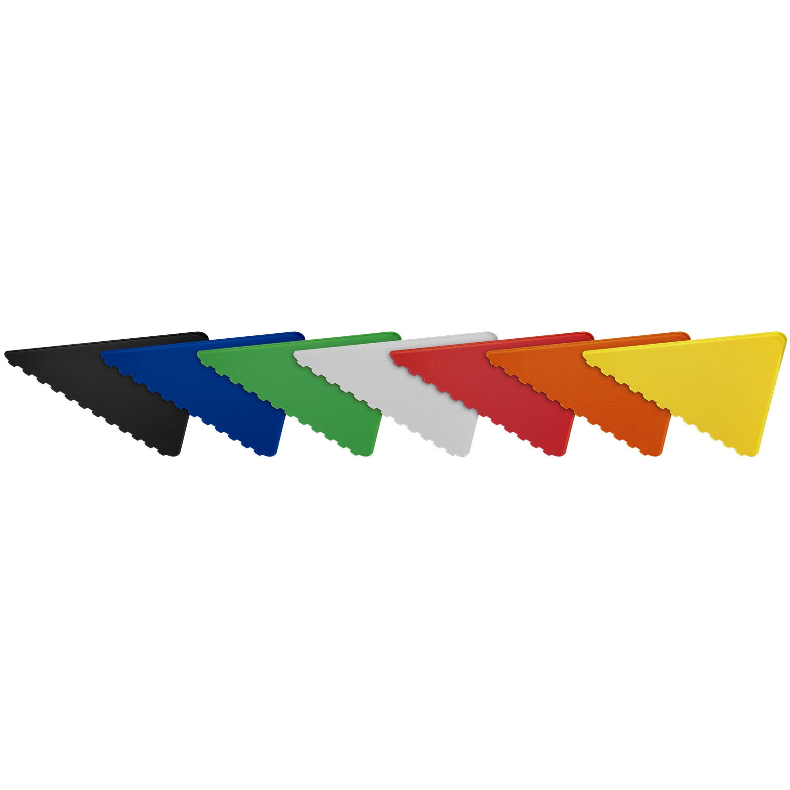 G104252 Raschia ghiaccio triangolare Frosty 2.0 in plastica riciclata