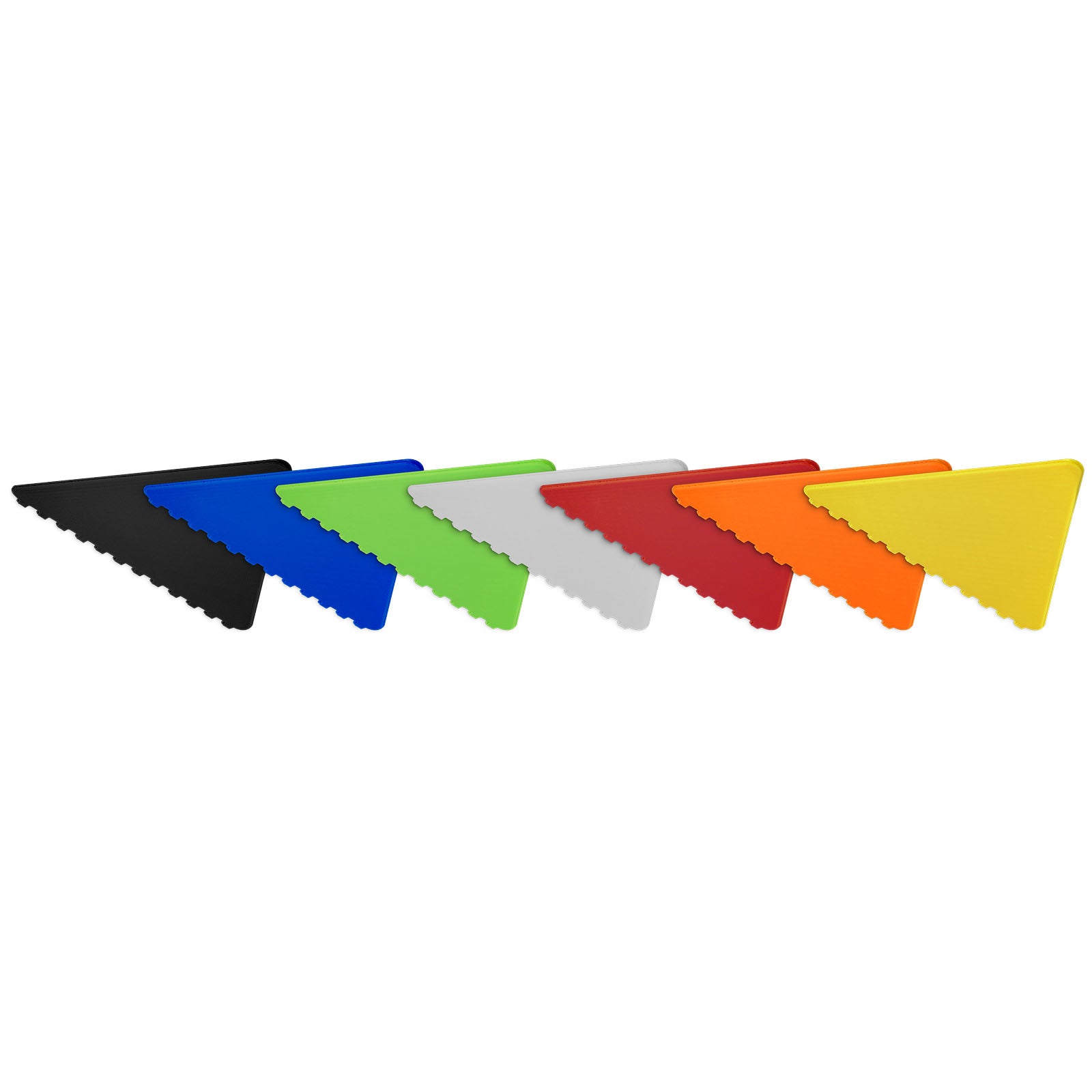 G104252 Raschia ghiaccio triangolare Frosty 2.0 in plastica riciclata