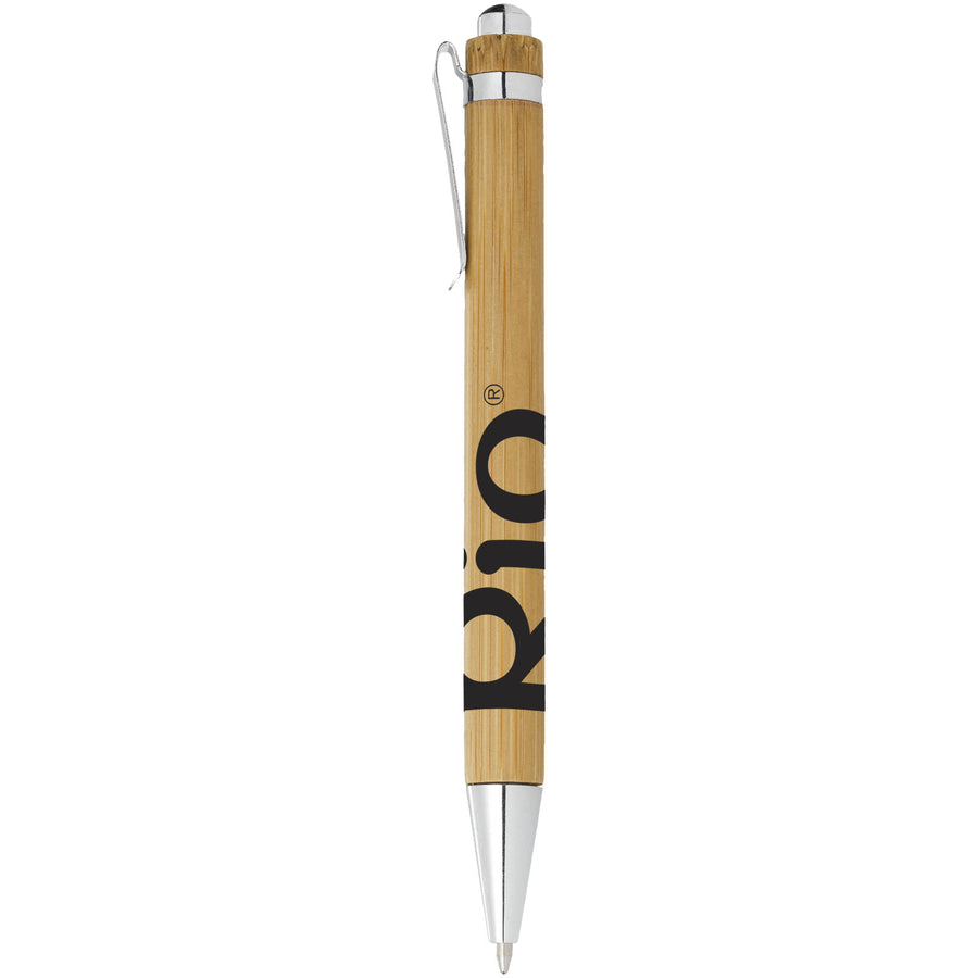 G106212 Penna a sfera in bambu Celuk Refil Nero