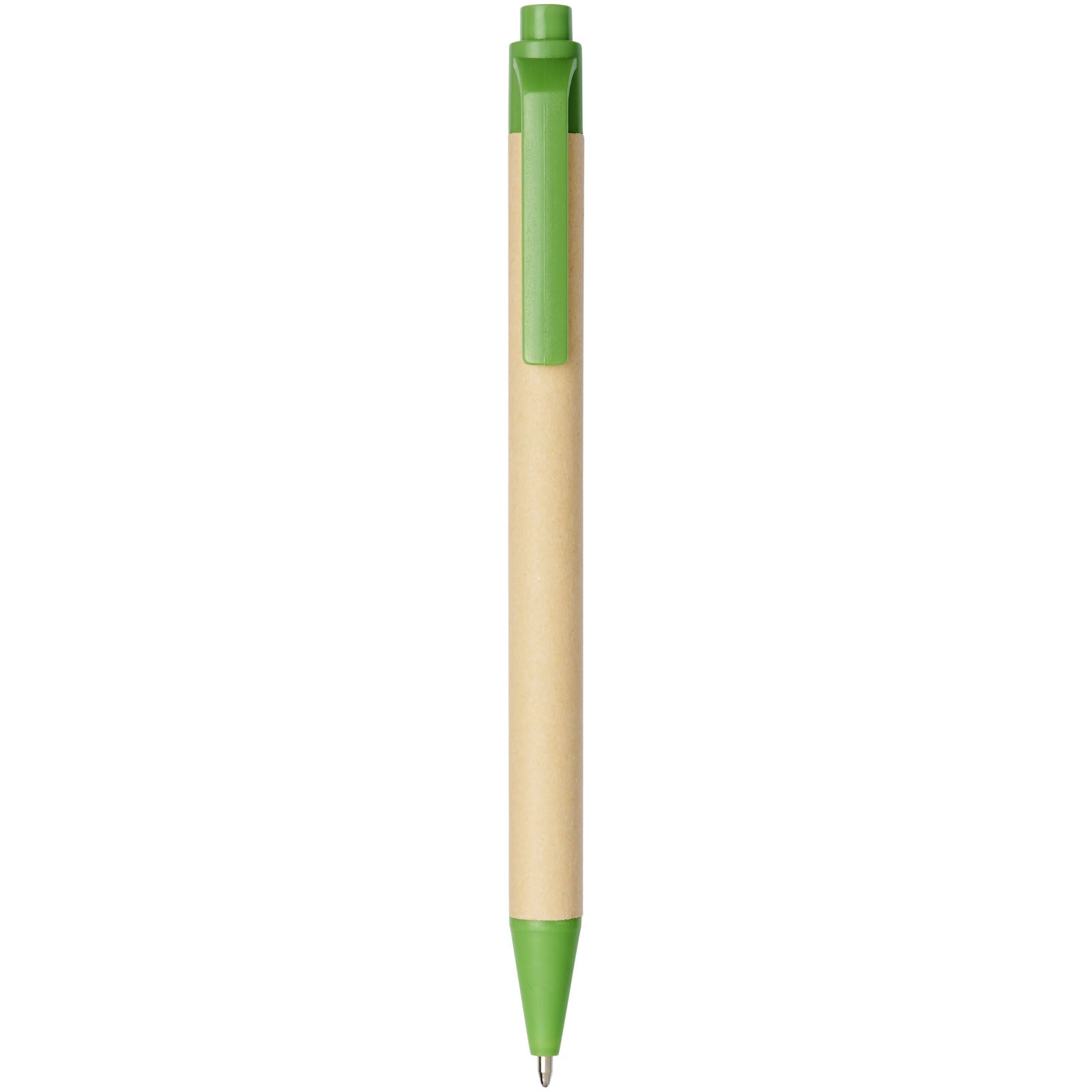 G107384 Penna a sfera Refil Nero in cartone riciclato e plastica derivata dal mais