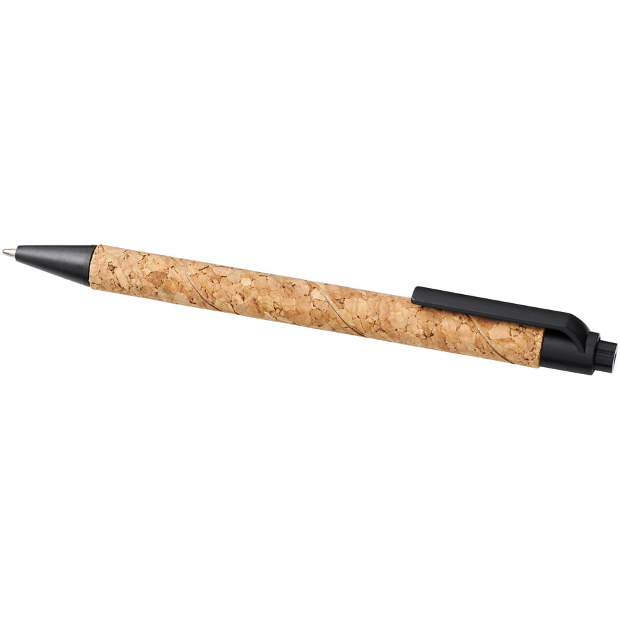 G107385 Penna a sfera in sughero e paglia di grano Midar Refil Nero