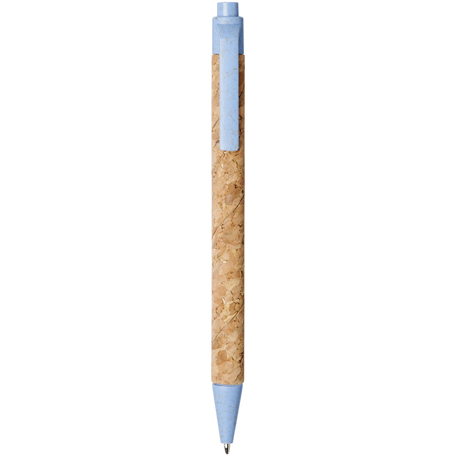 G107385 Penna a sfera in sughero e paglia di grano Midar Refil Nero