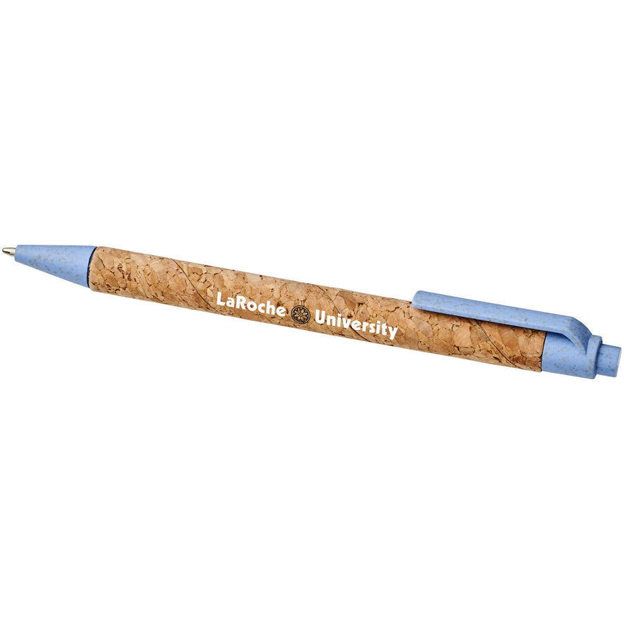 G107385 Penna a sfera in sughero e paglia di grano Midar Refil Nero