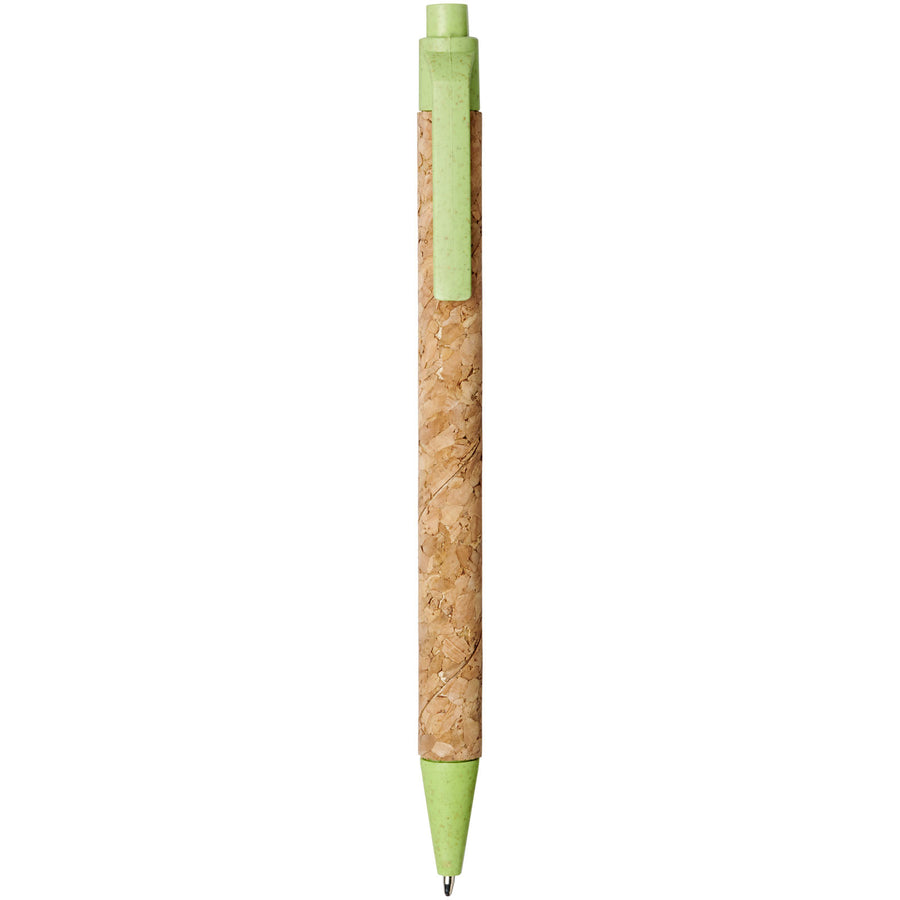 G107385 Penna a sfera in sughero e paglia di grano Midar Refil Nero