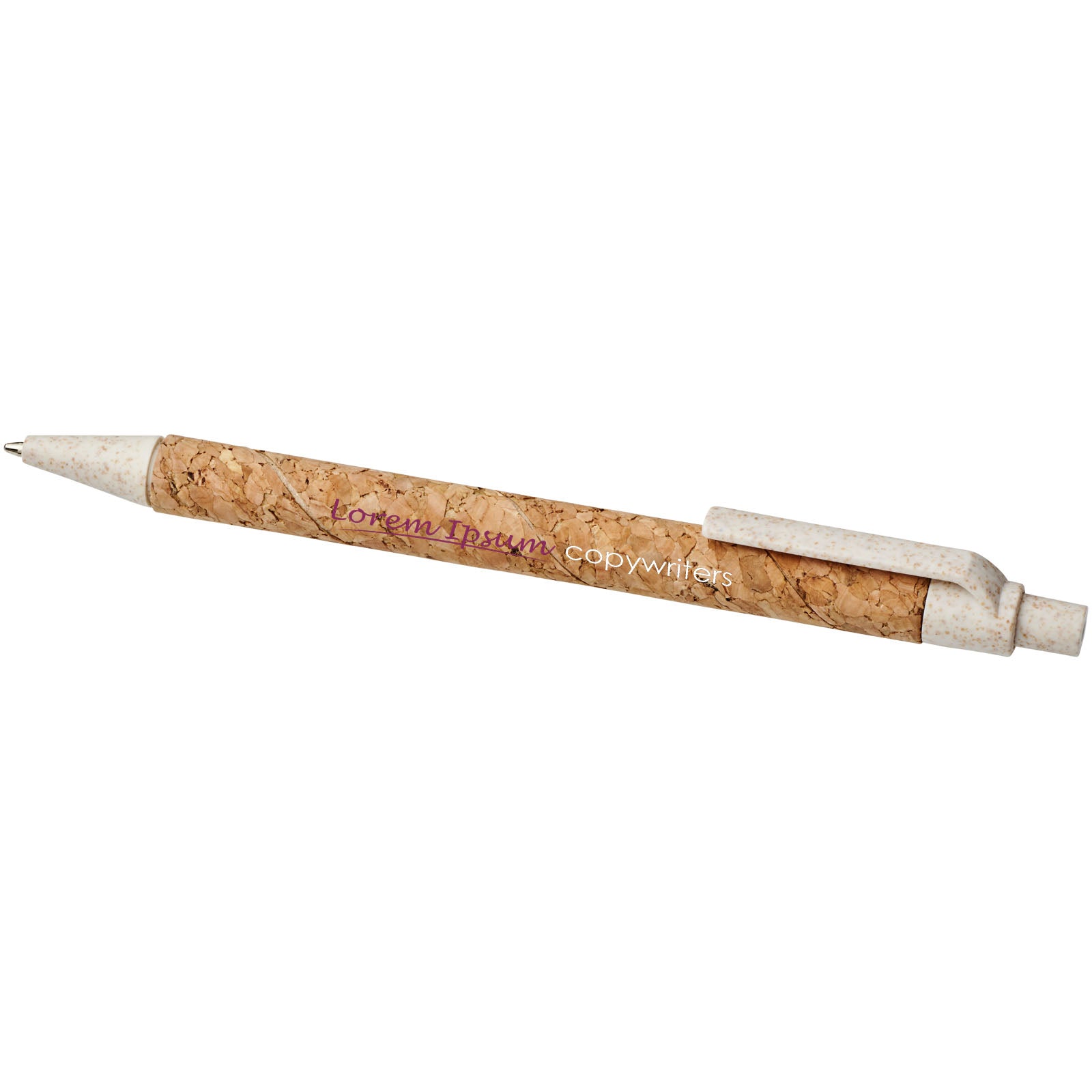G107385 Penna a sfera in sughero e paglia di grano Midar Refil Nero