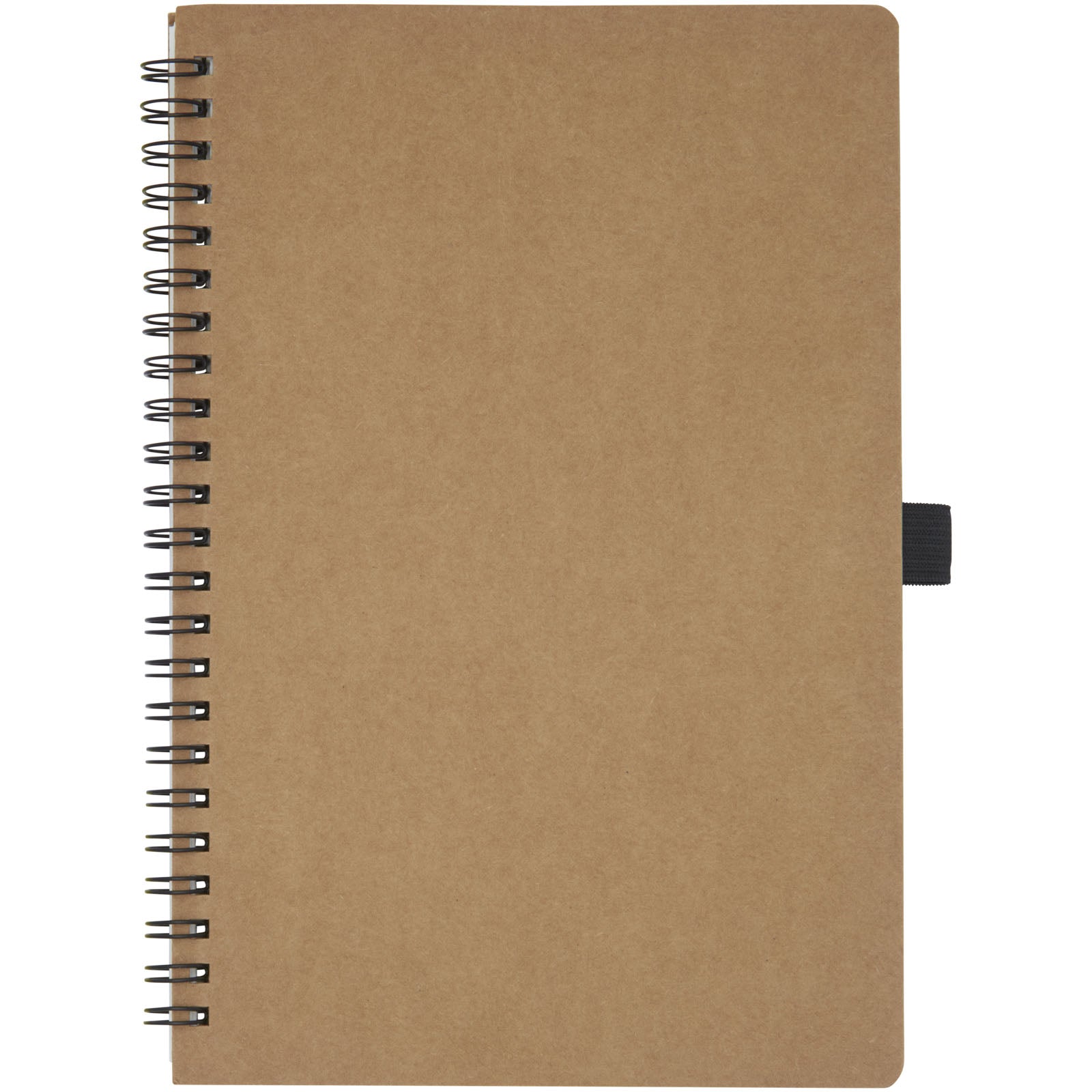 G107732 Quaderno Cobble formato A5 con rilegatura a spirale in cartone riciclato e carta di pietra