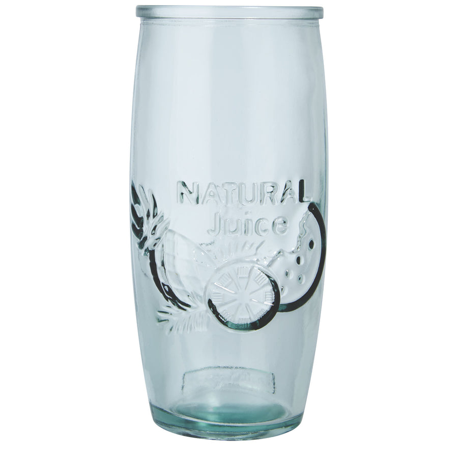 G113170 Bicchiere da cocktail in vetro riciclato con spremiagrumi Verano