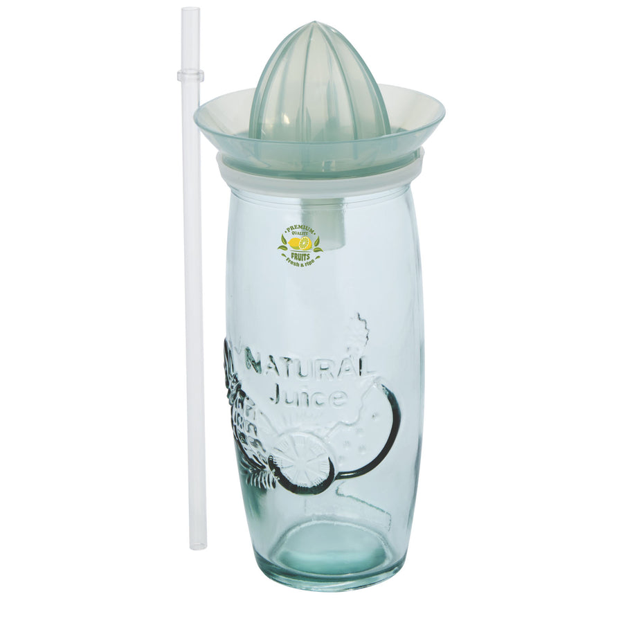 G113170 Bicchiere da cocktail in vetro riciclato con spremiagrumi Verano