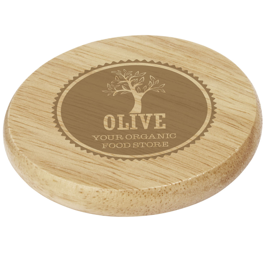 G113201 Sottobicchiere in legno con apribottiglie Scoll