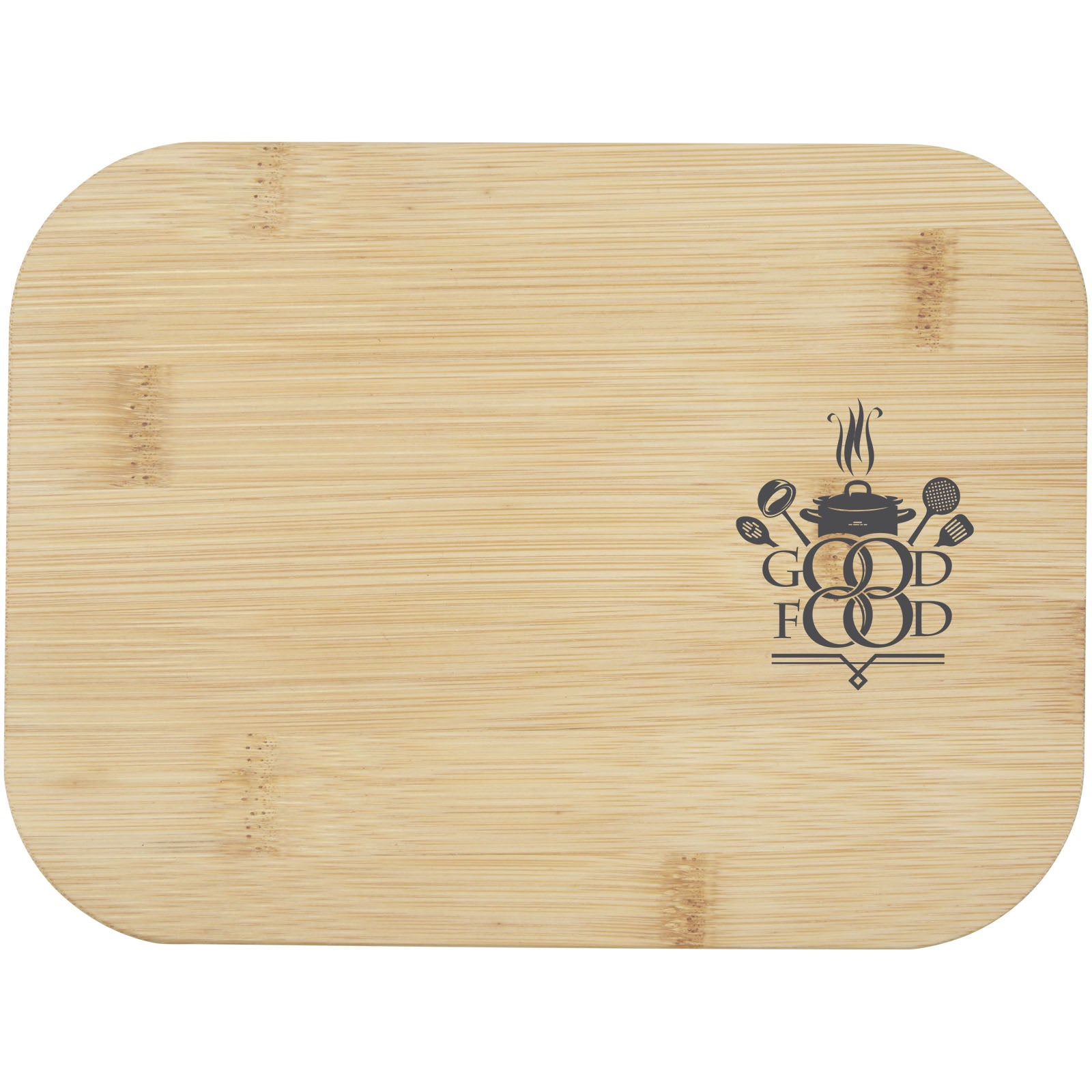 G113276 Contenitore per pranzo Roby di vetro con coperchio in bamboo