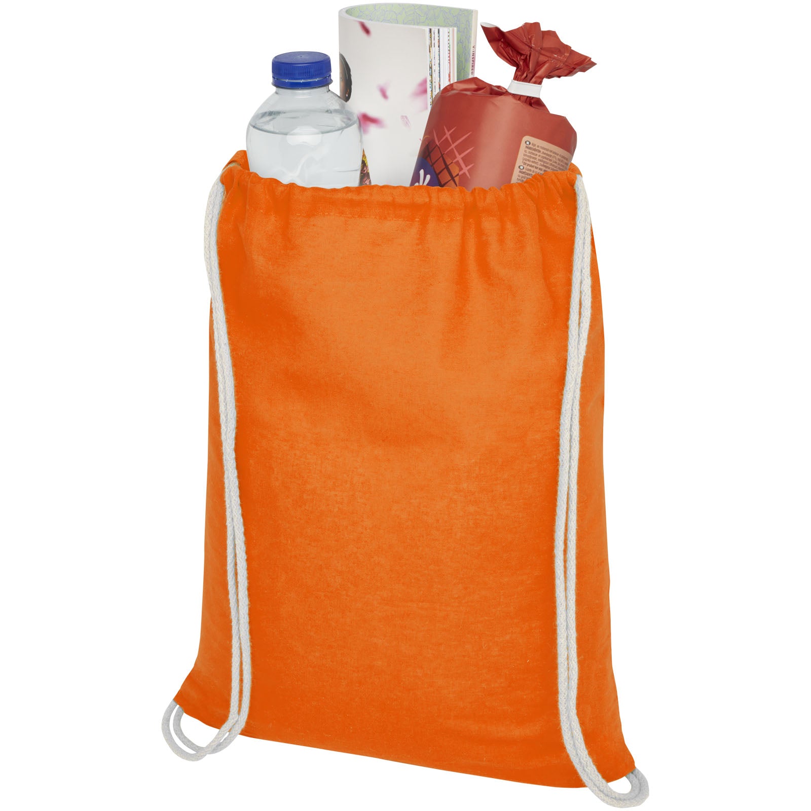 G120113 Sacca in cotone 100 g/m² con coulisse Oregon - 5L