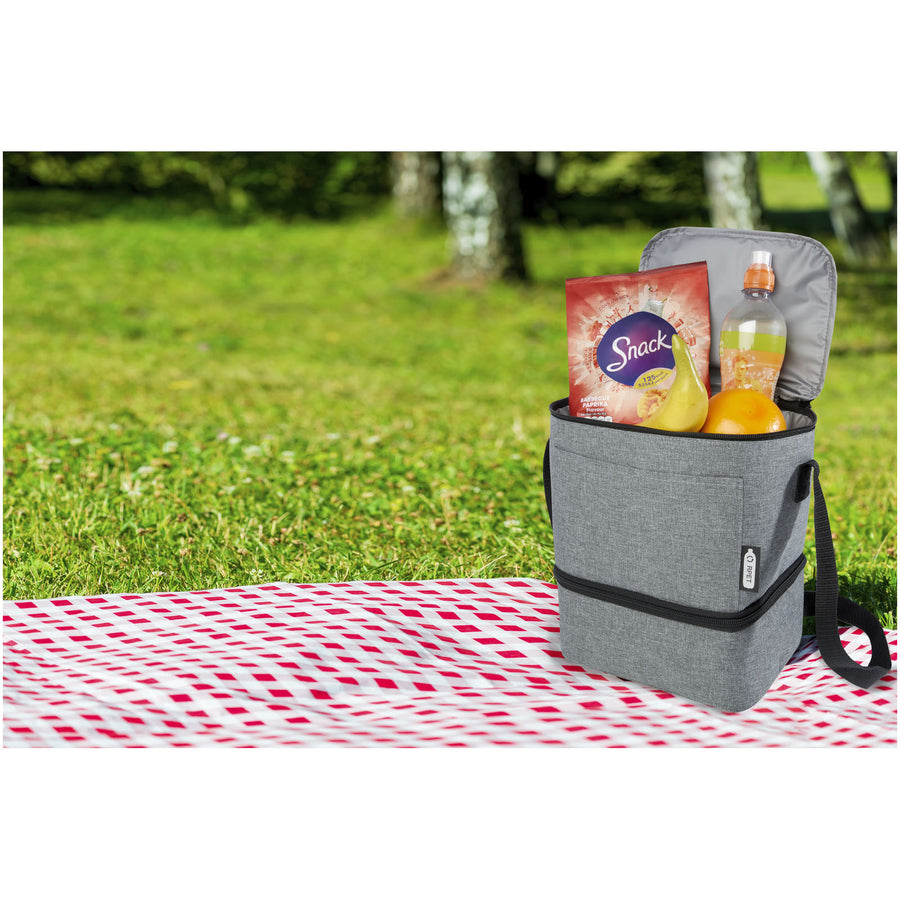G120615 Borsa frigo portapranzo Tundra per 9 lattine in PET riciclato