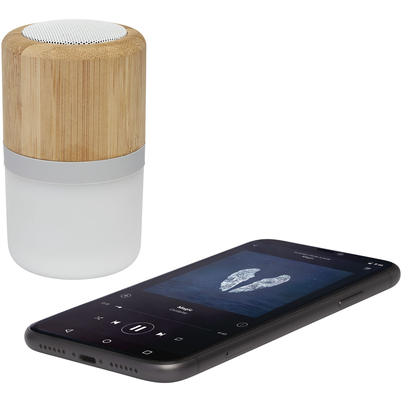G124151 Speaker in bamboo con luce
