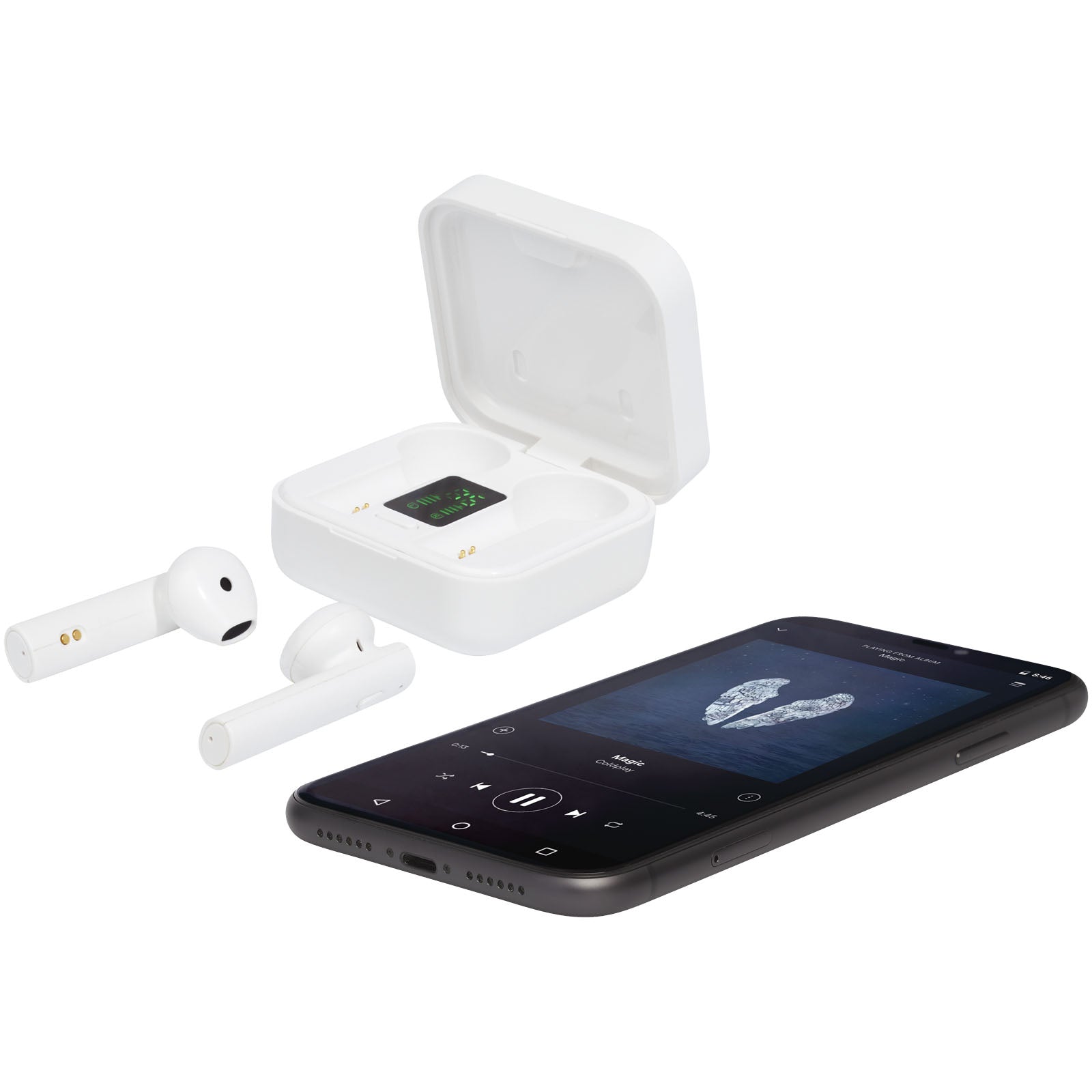 G124285 Auricolari TWS con ricarica a energia solare Tayo