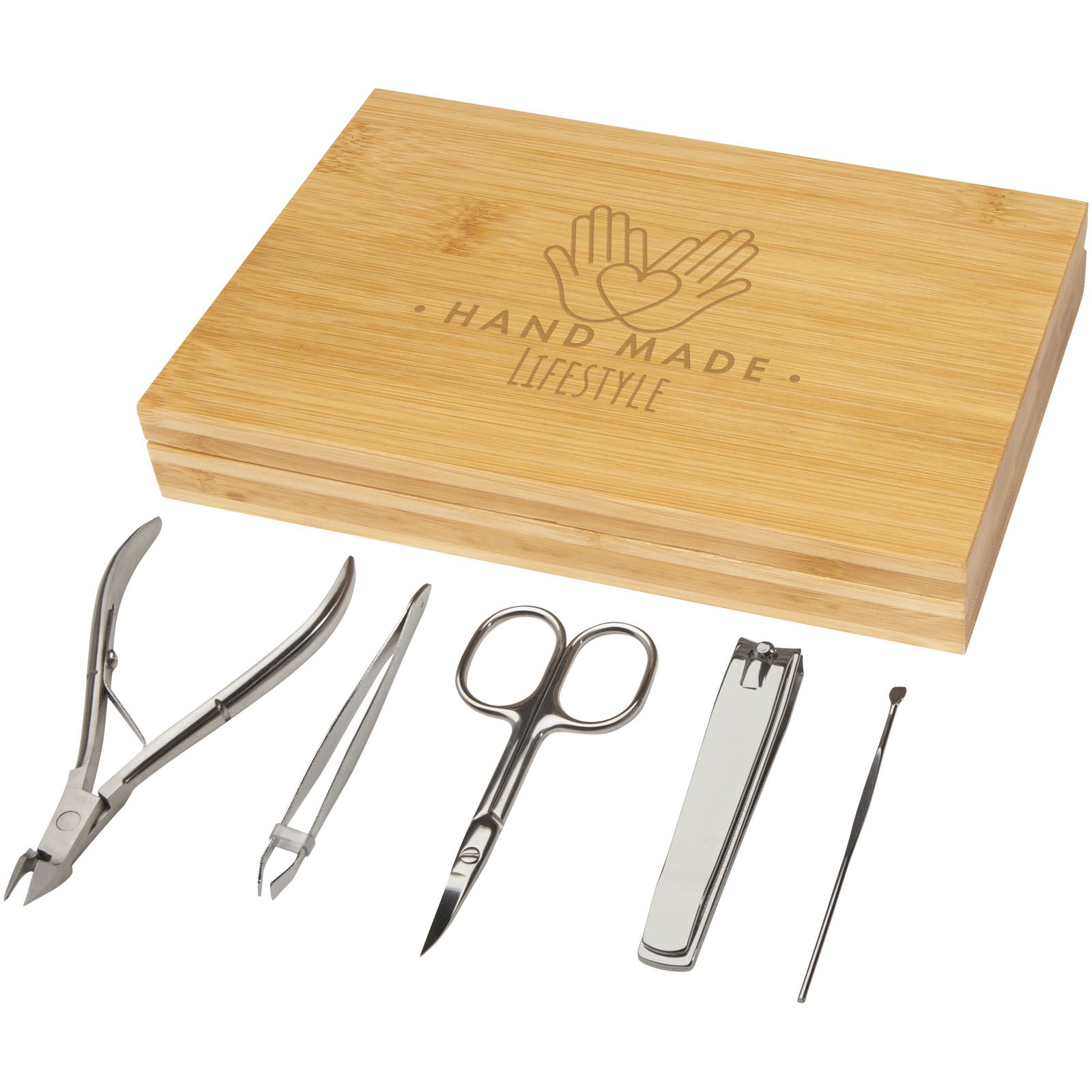 G126198 Set per manicure in bamboo