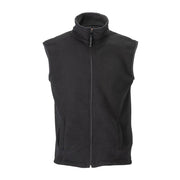 G13005 Gilet polar con zip lunga, tasche laterali