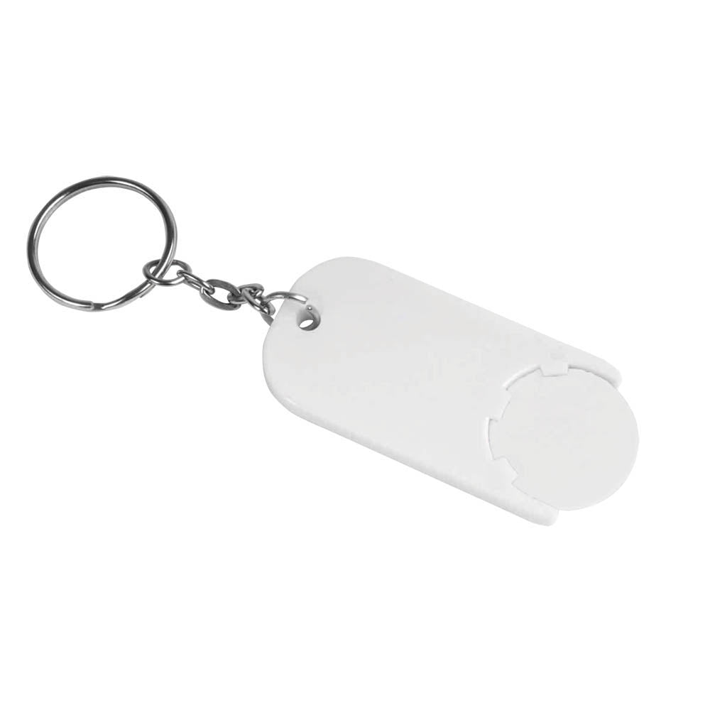 G13907 Portachiavi in plastica con gettone per carrello della spesa