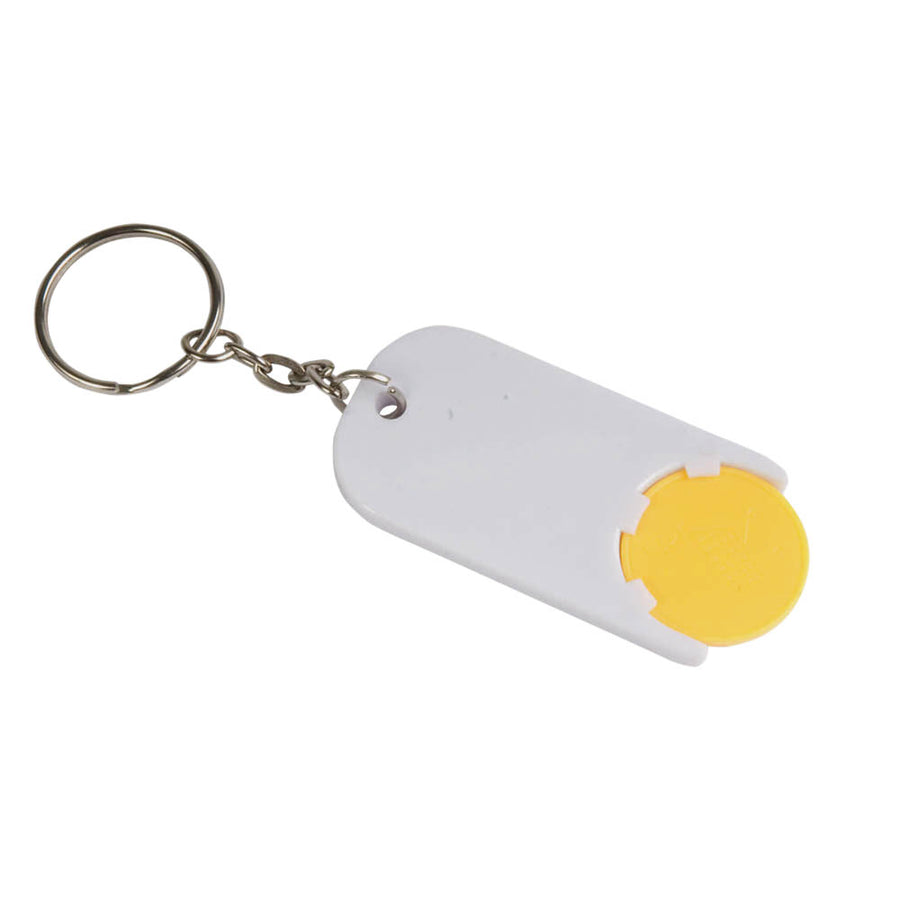 G13907 Portachiavi in plastica con gettone per carrello della spesa