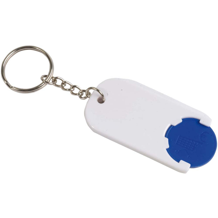 G13907 Portachiavi in plastica con gettone per carrello della spesa