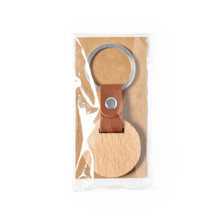 G1411 Portachiavi in legno naturale