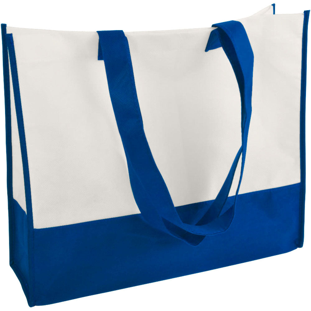 G14110 Shopper con soffietto in TNT 80 gr/m², manici lunghi