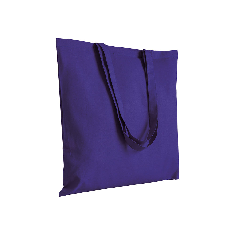 G15145 Shopper in cotone 130 gr/m², manici lunghi