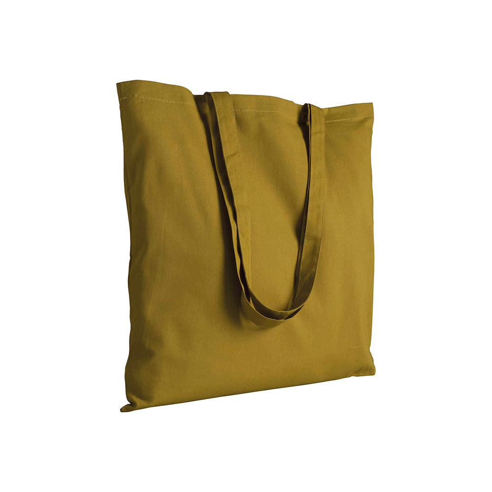 G15145 Shopper in cotone 130 gr/m², manici lunghi