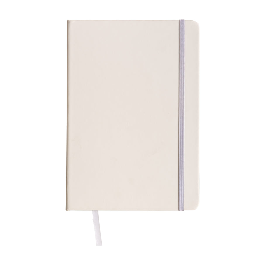 G15455 Quaderno in PU con elastico colorato e segnalibro in raso