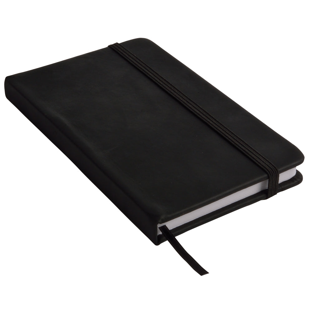 G15455 Quaderno in PU con elastico colorato e segnalibro in raso