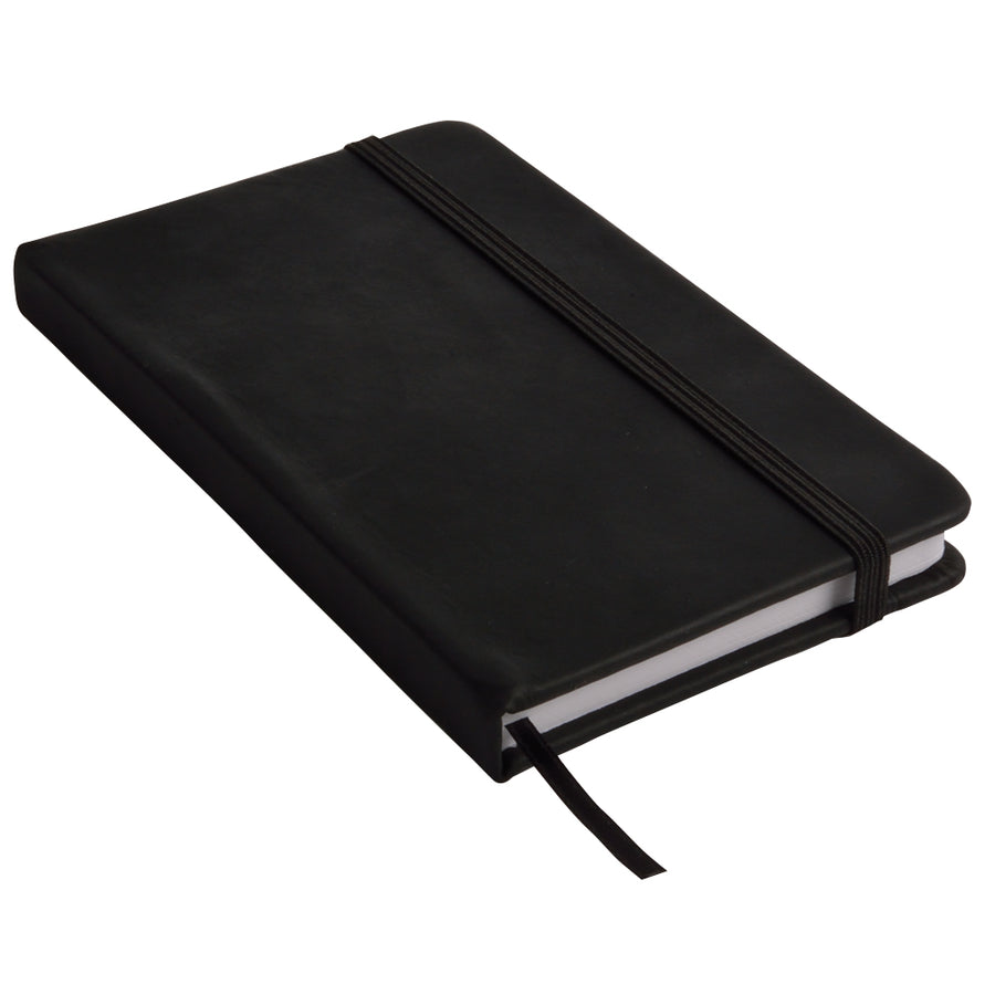 G15455 Quaderno in PU con elastico colorato e segnalibro in raso