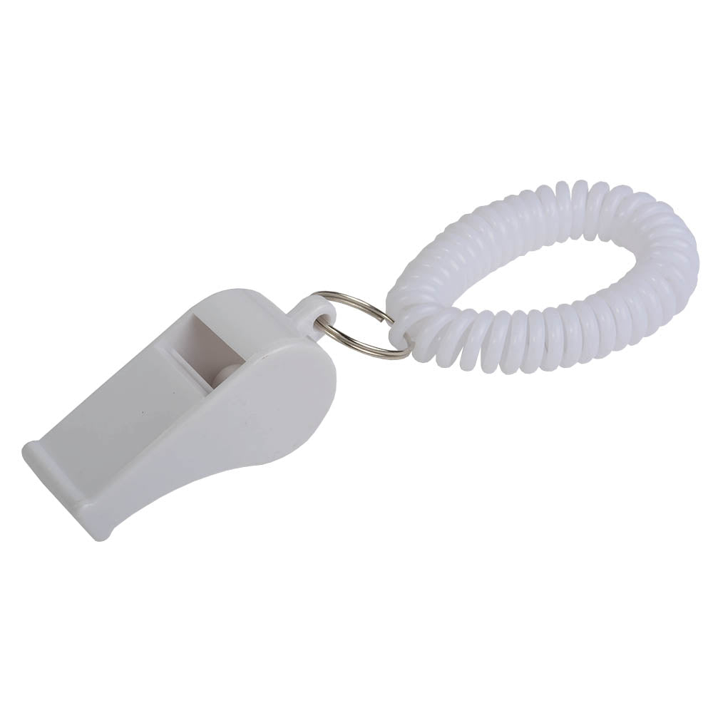 G15460 FIschietto in ABS con bracciale a spirale in plastica