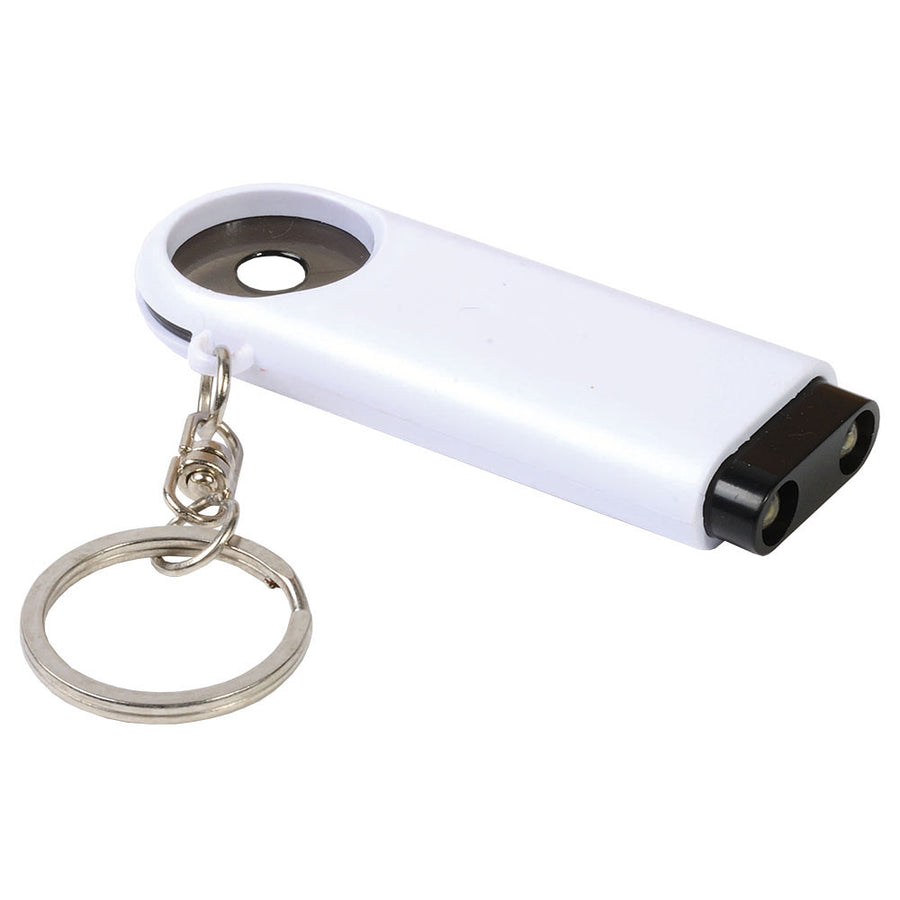 G15902 Portachiavi in plastica con gettone per carrello della spesa e luce a 2 led