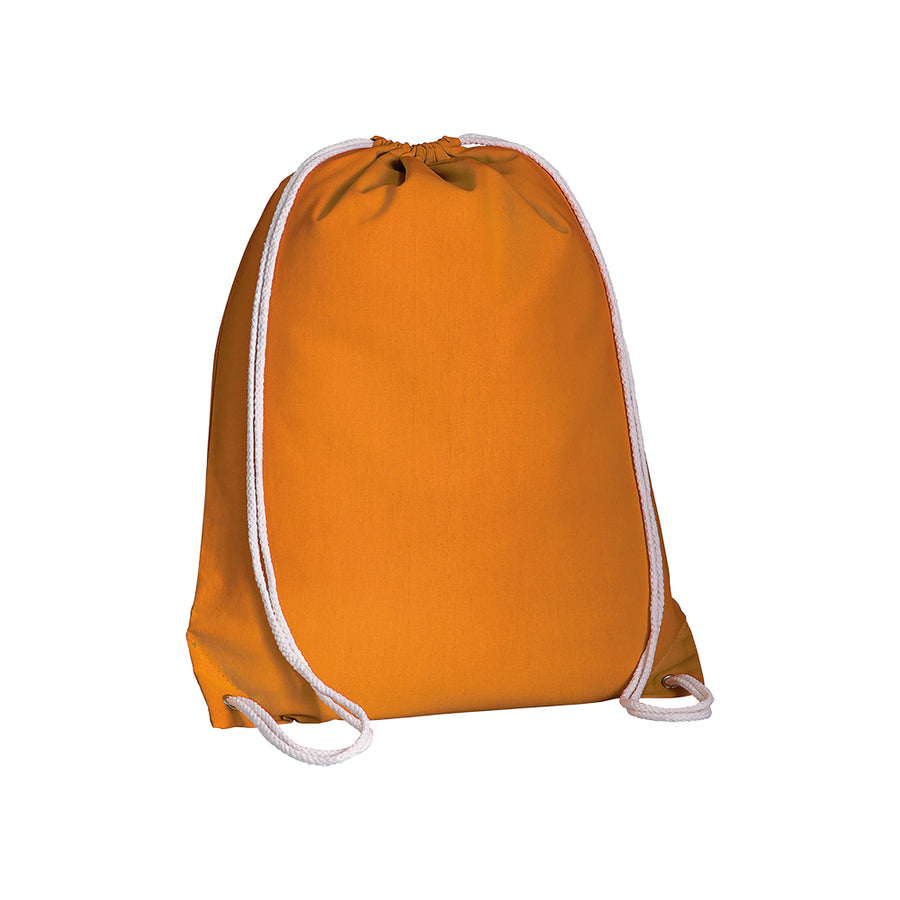 G16134 Zainetto in cotone 135 g/m2 con chiusura a strozzo