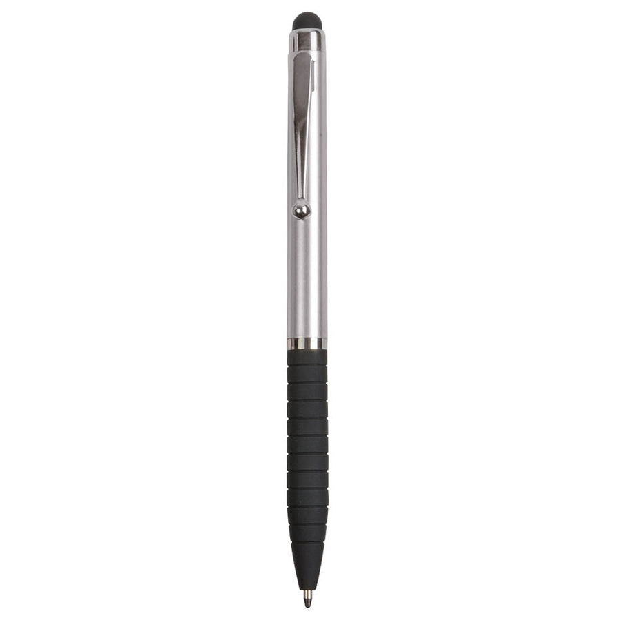 G16808 Penna con impugnatura gommata e gommino per touch screen