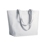 G1711301 Shopper Bianca in cotone 280 gr/m², manici lunghi