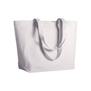 G17113PR Shopper con soffietto alla base in cotone 280 gr/m², manici lunghi - effetto whashed