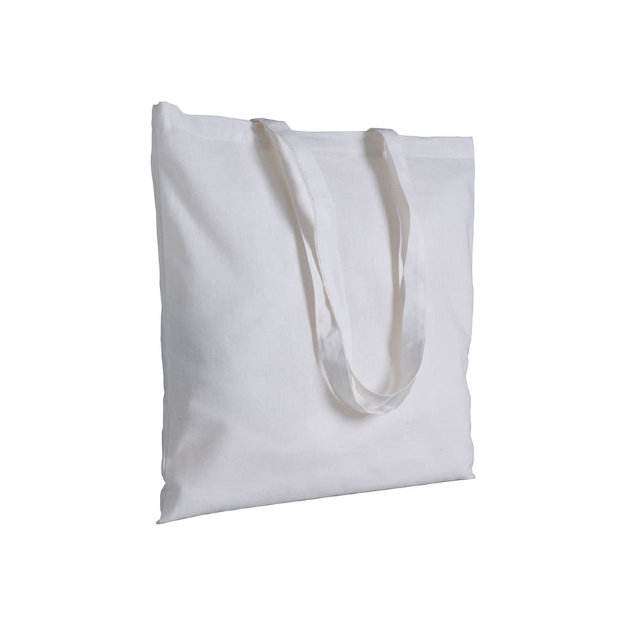 G17114 Shopper in cotone, manici lunghi da 120 gr/m²