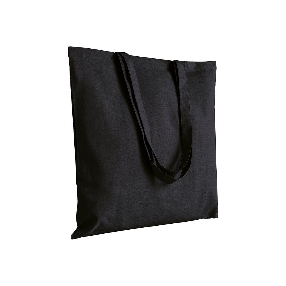 G17114 Shopper in cotone, manici lunghi da 120 gr/m²