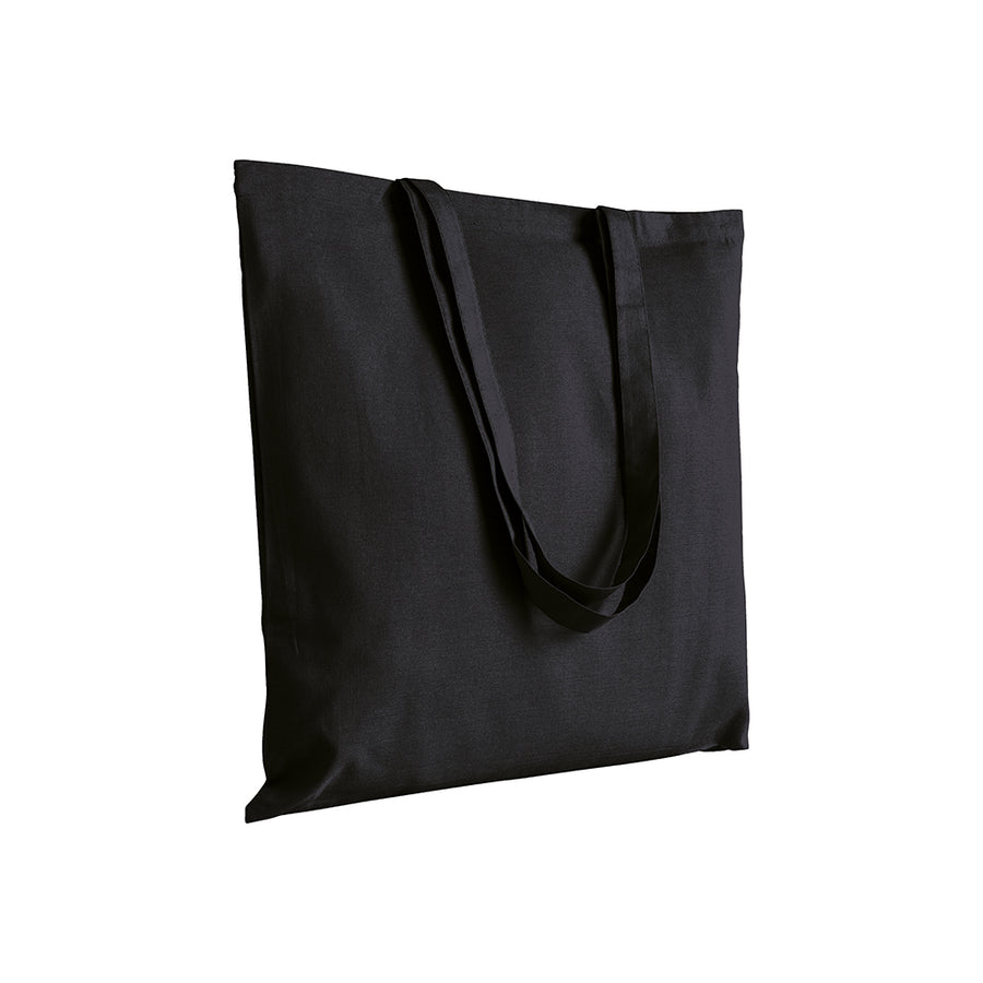 G17114 Shopper in cotone, manici lunghi da 120 gr/m²