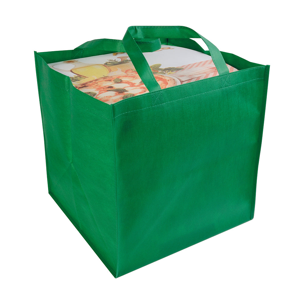 G18105 Shopper in formato cartone da pizza in TNT 80 gr/m²