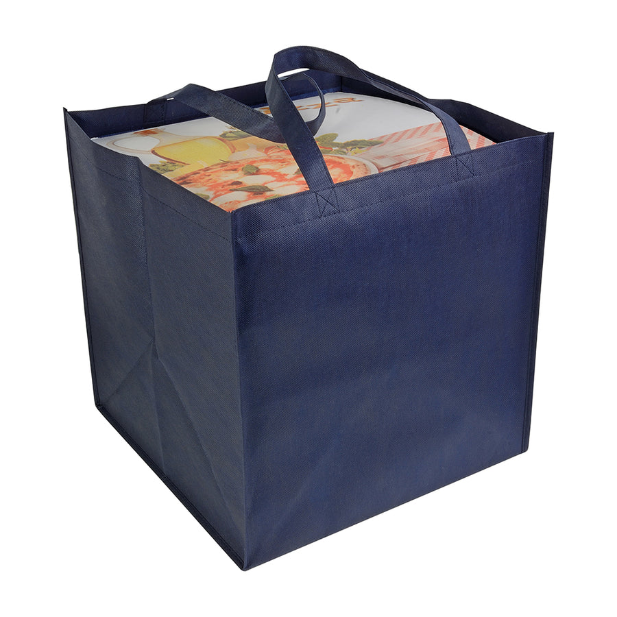 G18105 Shopper in formato cartone da pizza in TNT 80 gr/m²