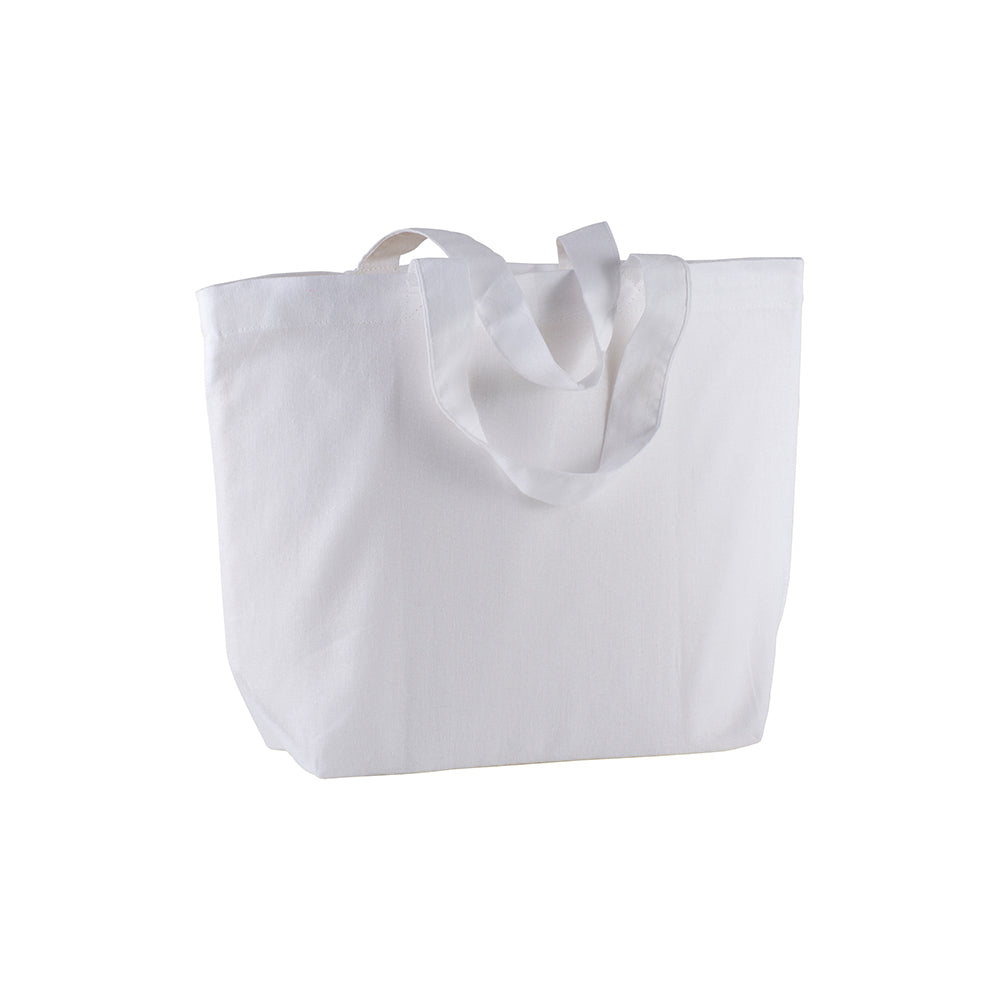 G1810701 Shopper con soffietto alla base in cotone 120 gr/m², manici corti