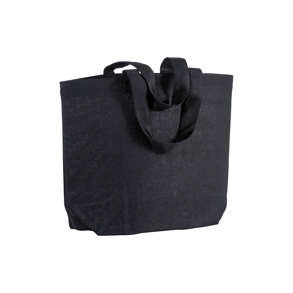 G18107 Shopper con soffietto alla base in cotone 120 gr/m², manici corti