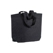 G18107 Shopper con soffietto alla base in cotone 120 gr/m², manici corti
